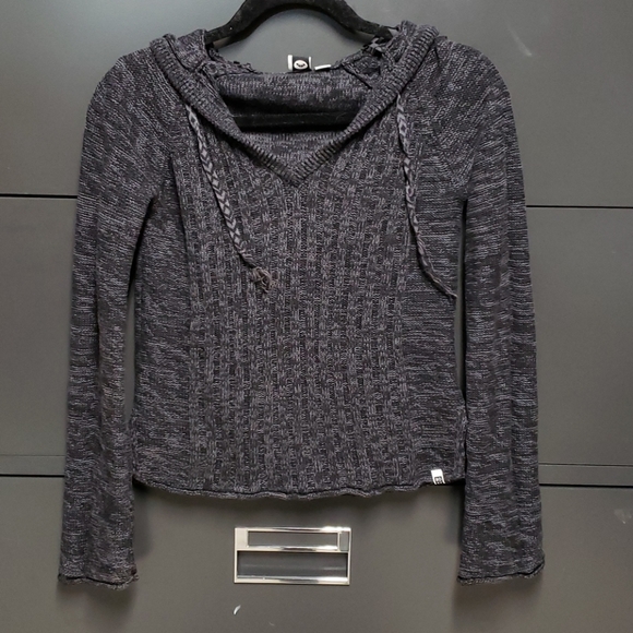 💗Roxy dark gray hoodie sweater xs - Picture 1 of 5